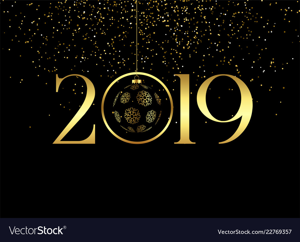 Detail Background Happy New Year 2019 Nomer 2