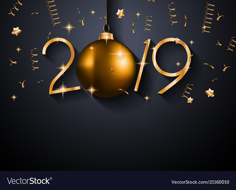 Detail Background Happy New Year 2019 Nomer 11