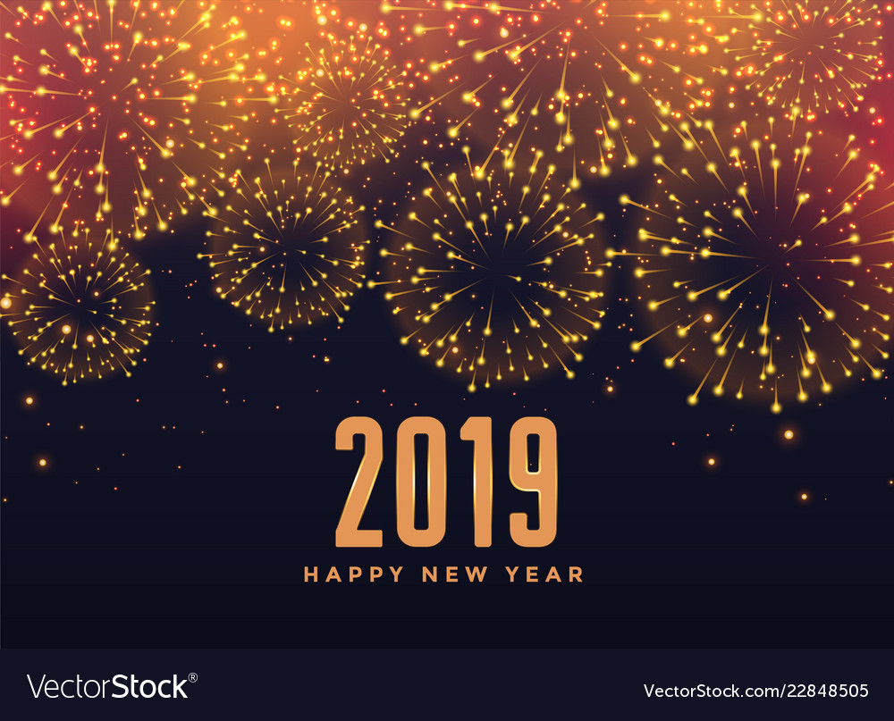 Detail Background Happy New Year 2019 Nomer 15