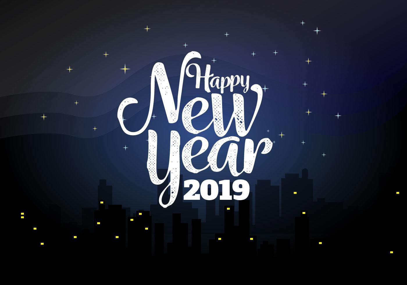 Detail Background Happy New Year 2019 Nomer 17