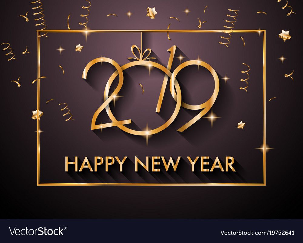 Detail Background Happy New Year 2019 Nomer 35