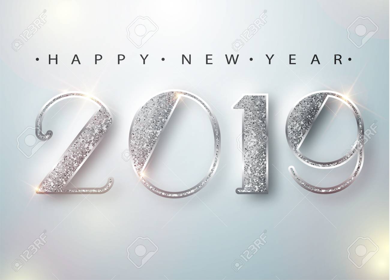 Detail Background Happy New Year 2019 Nomer 47