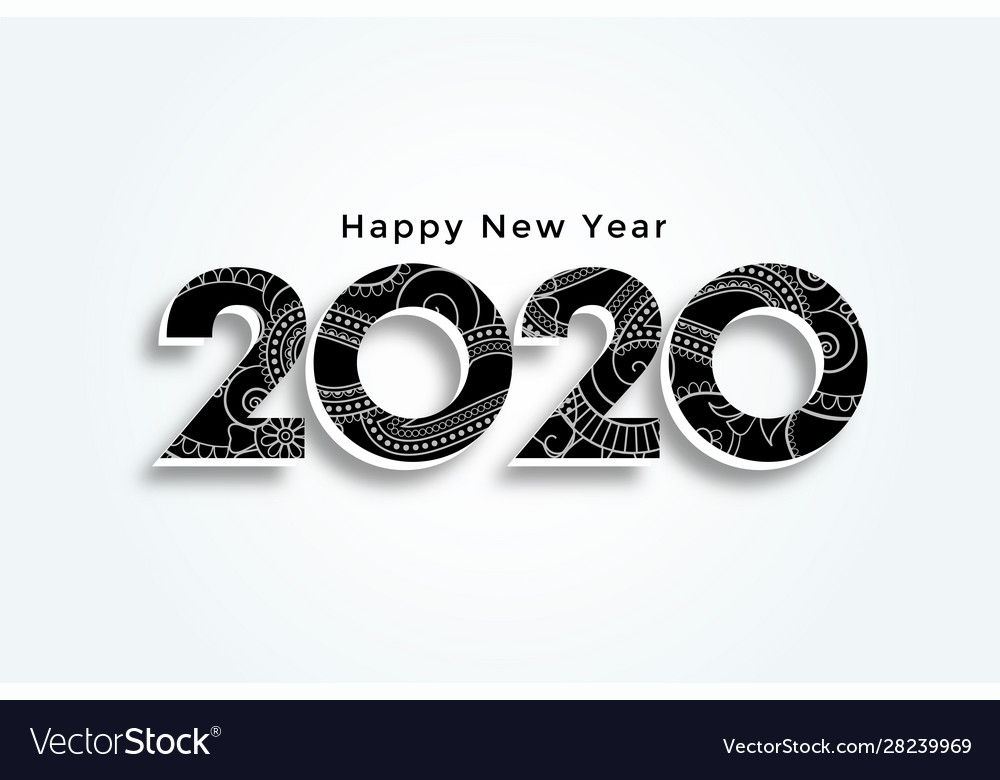 Detail Background Happy New Year 2020 Nomer 15