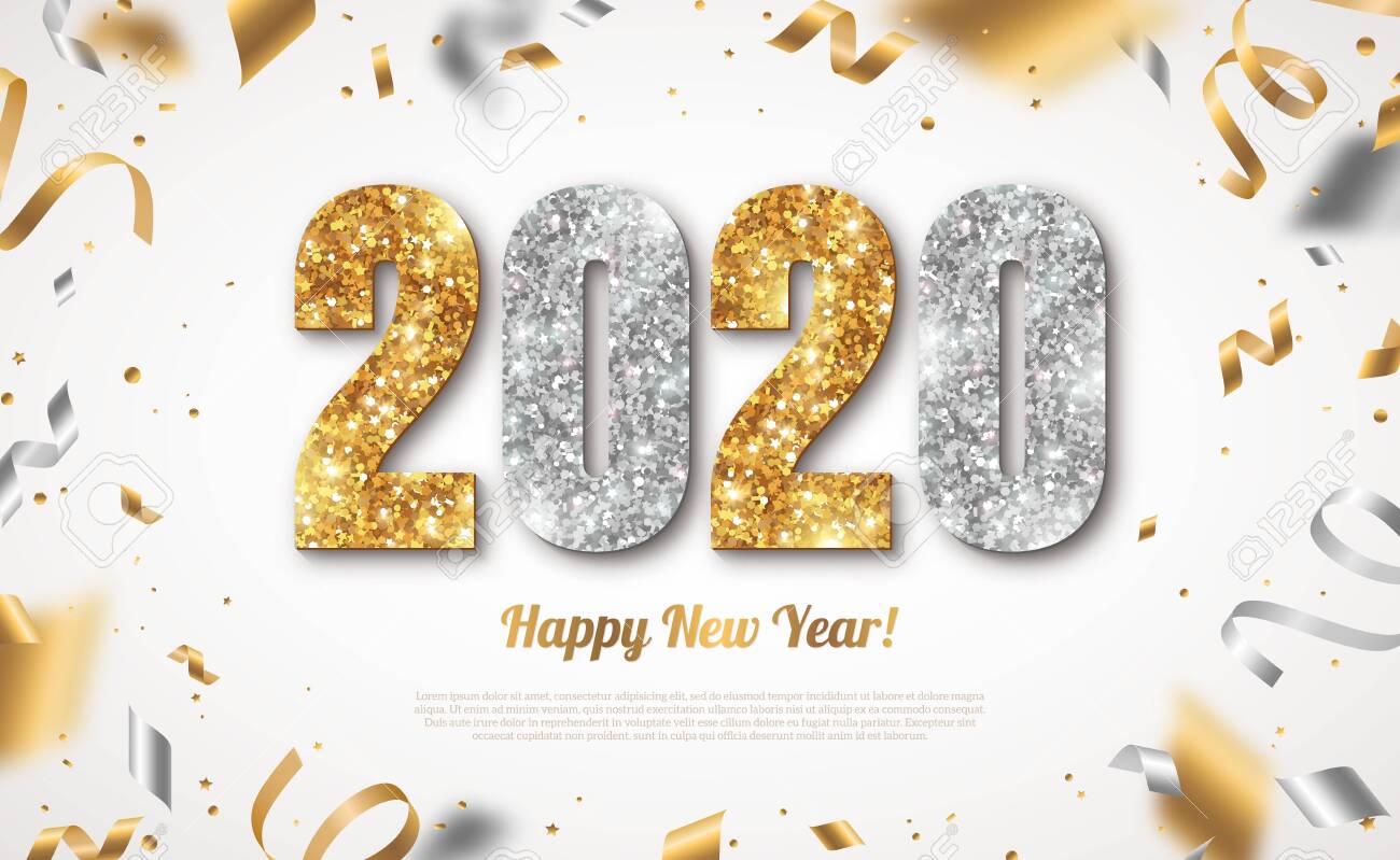 Detail Background Happy New Year 2020 Nomer 29