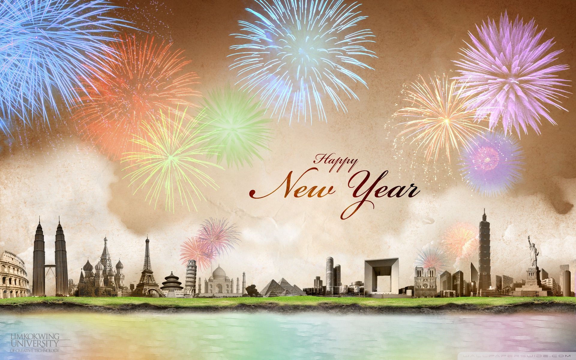 Detail Background Happy New Year Nomer 35
