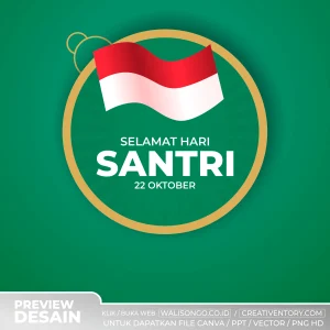 Detail Background Hari Santri Nomer 3