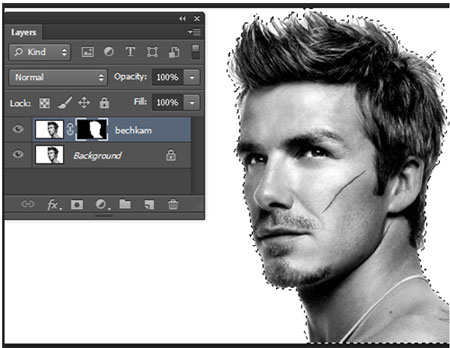 Detail Background Hitam Putih Objek Berwarna Di Photoshop Nomer 43