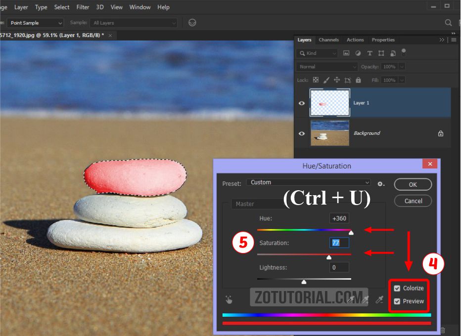 Detail Background Hitam Putih Objek Berwarna Di Photoshop Nomer 50