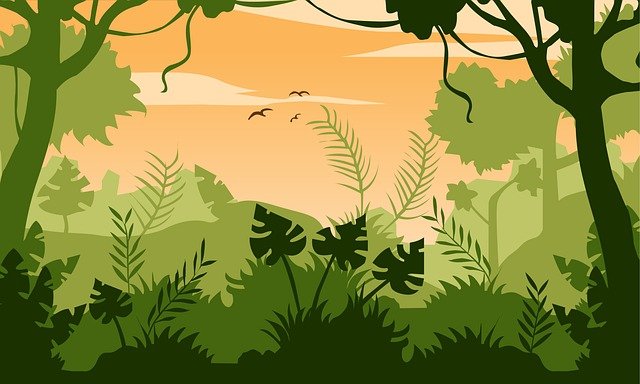 Detail Background Hutan Vector Nomer 27