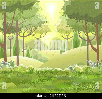 Detail Background Hutan Vector Nomer 53