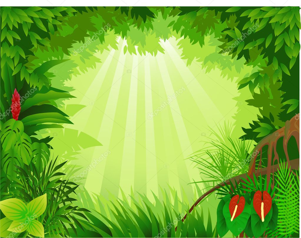 Detail Background Hutan Vector Nomer 57