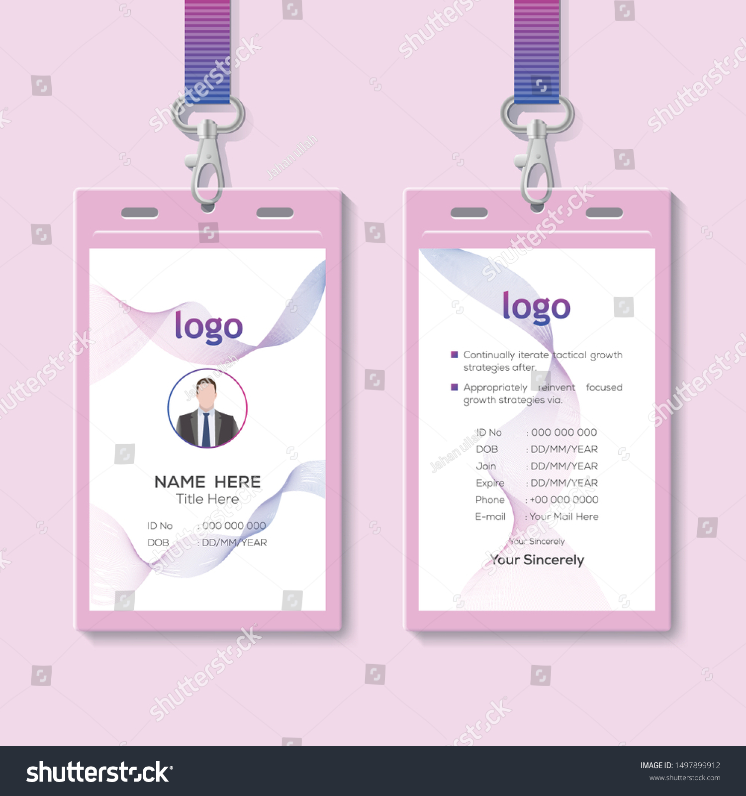 Detail Background Id Card Abstrak Nomer 5