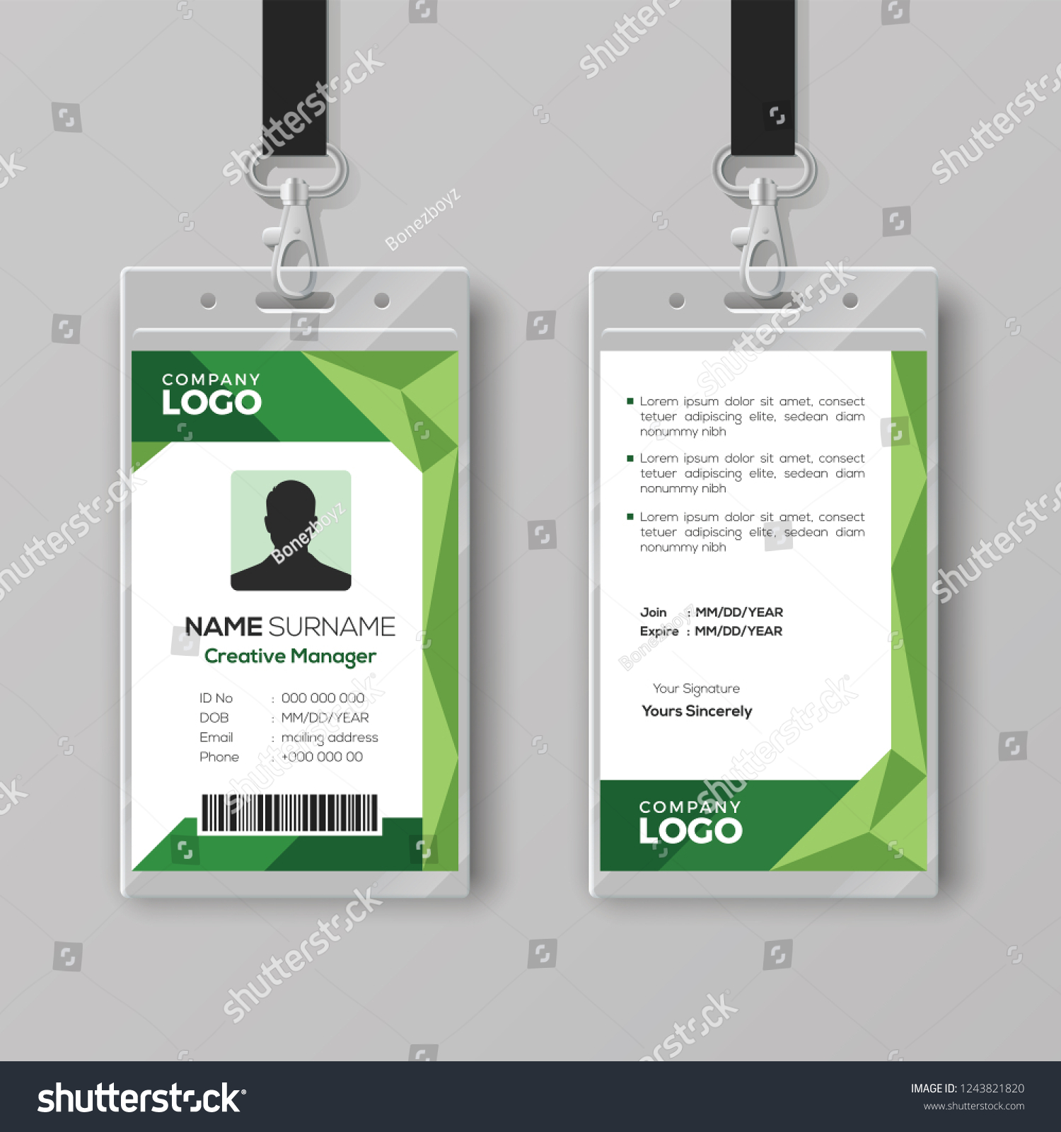 Detail Background Id Card Hijau Nomer 11