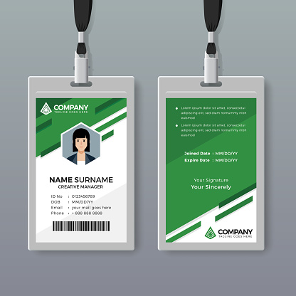 Detail Background Id Card Hijau Nomer 5