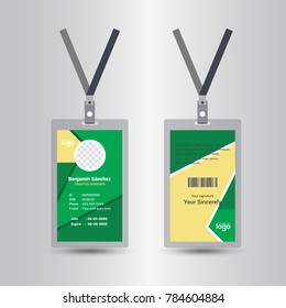 Detail Background Id Card Hijau Nomer 36