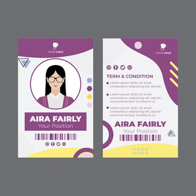 Detail Background Id Card Kosong Word Nomer 35