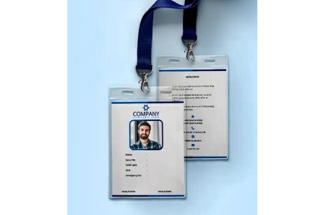 Detail Background Id Card Kosong Word Nomer 38