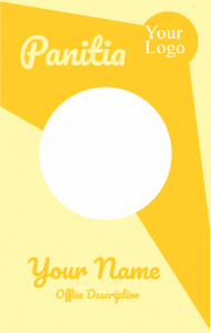 Detail Background Id Card Kuning Nomer 3