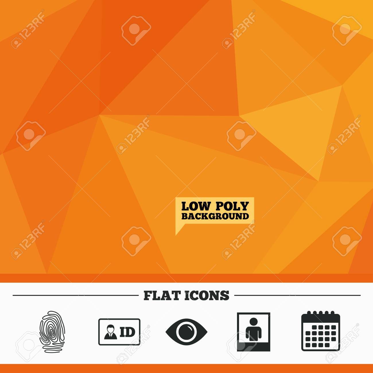 Detail Background Id Card Orange Nomer 42