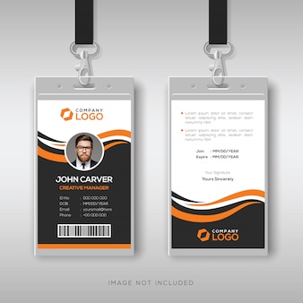 Detail Background Id Card Orange Nomer 56