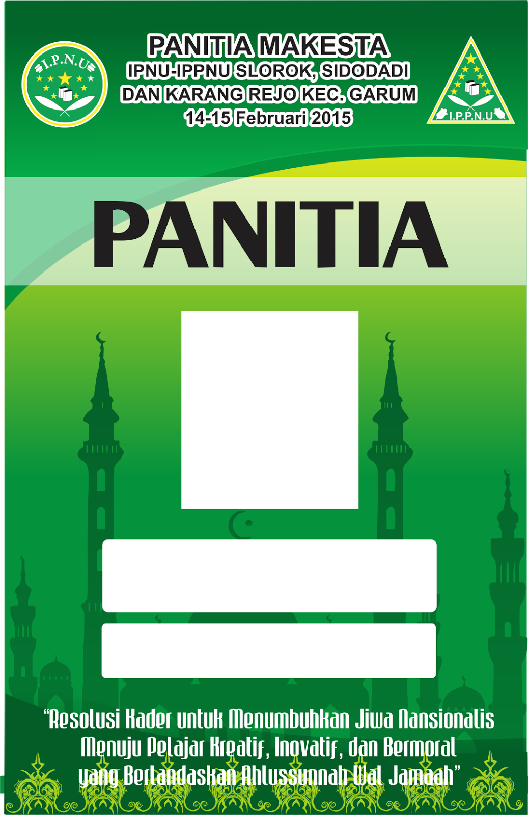 Detail Background Id Card Panitia Nomer 54