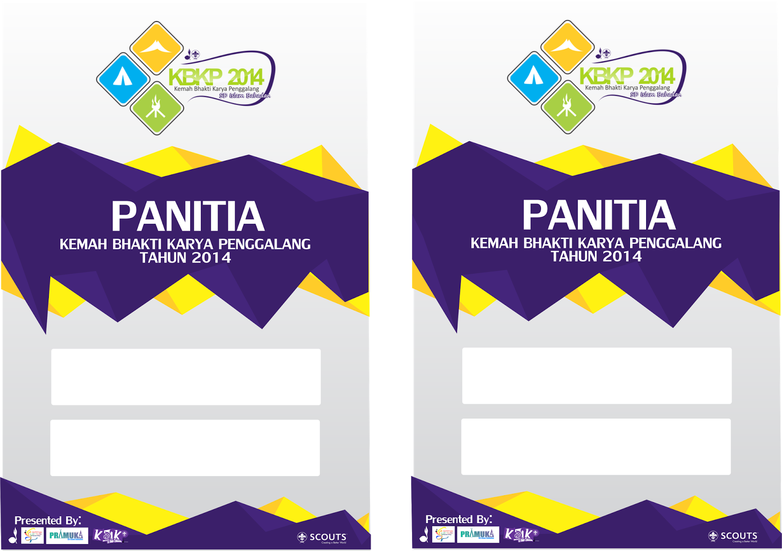 Background Id Card Panitia Pramuka - KibrisPDR