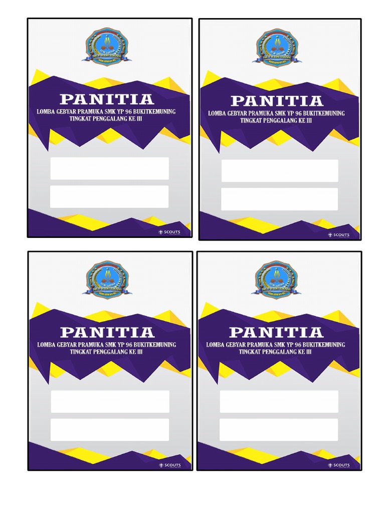 Detail Background Id Card Panitia Pramuka Nomer 11