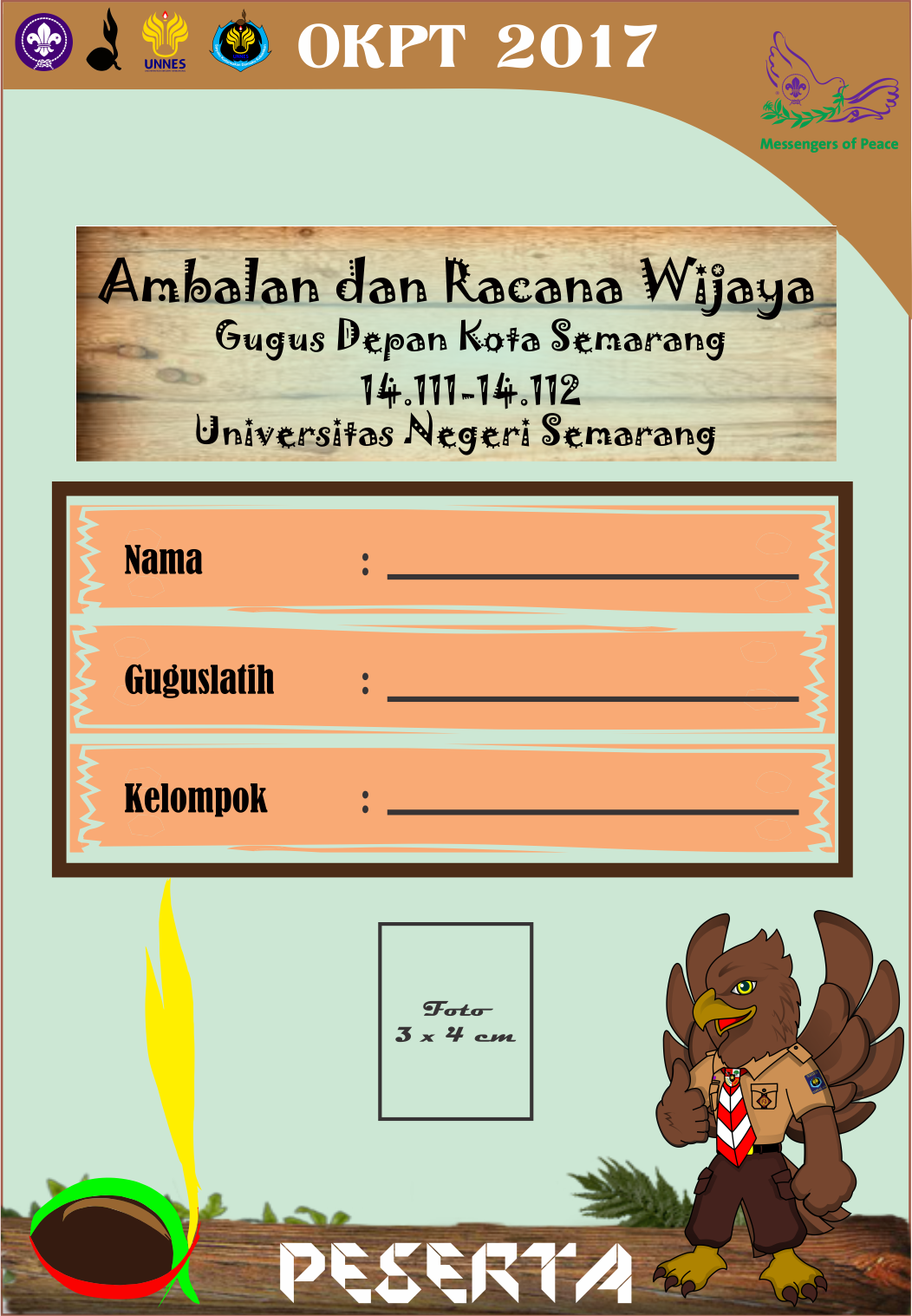 Detail Background Id Card Panitia Pramuka Nomer 14