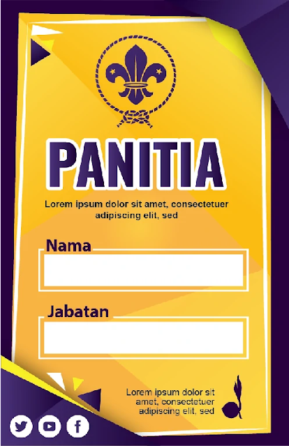 Detail Background Id Card Panitia Pramuka Nomer 6