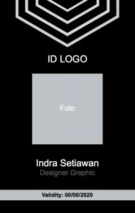 Detail Background Id Card Polos Nomer 24