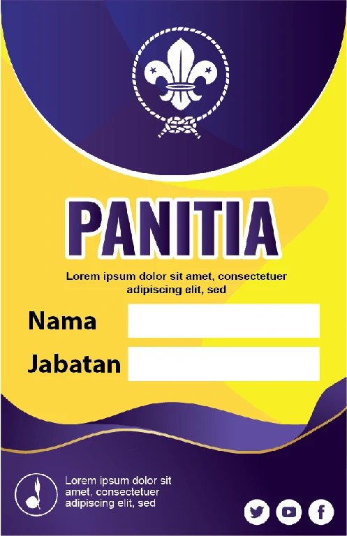 Detail Background Id Card Pramuka Nomer 13
