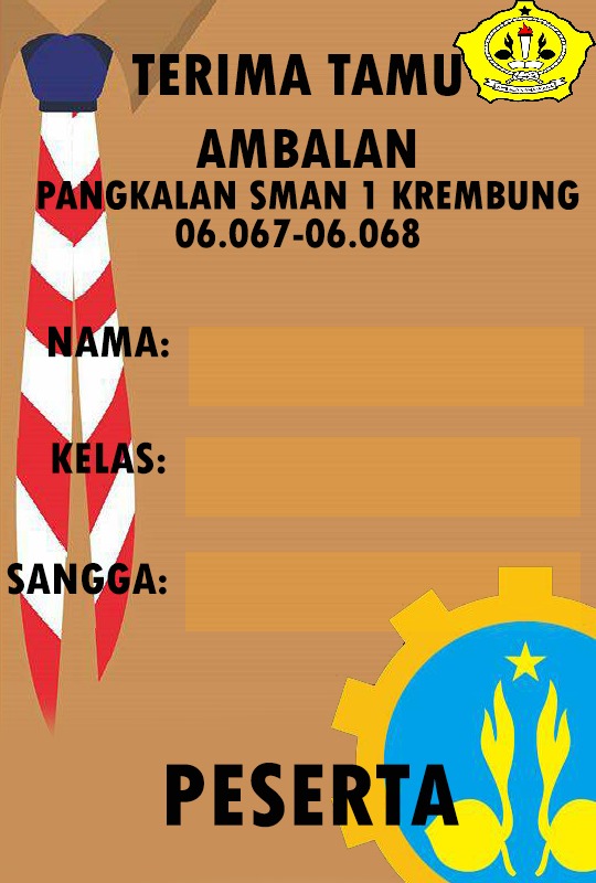 Detail Background Id Card Pramuka Nomer 21