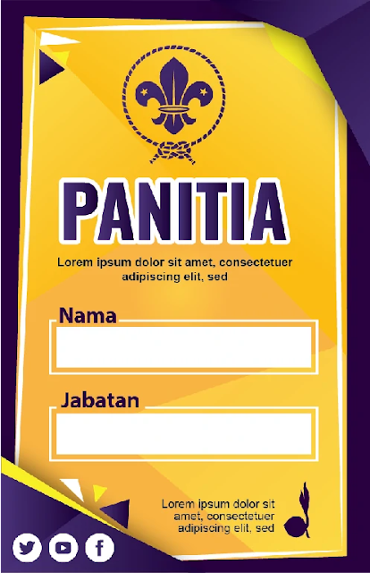 Detail Background Id Card Pramuka Nomer 6