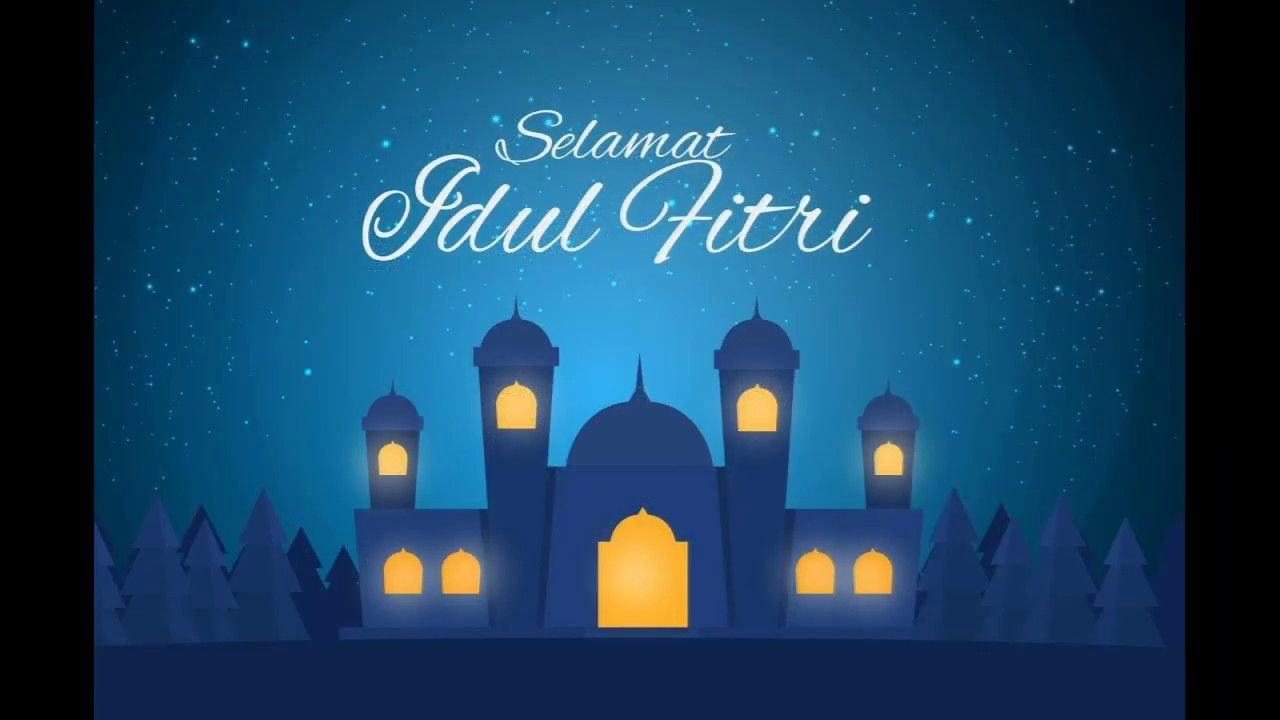 Detail Background Idul Fitri Biru Nomer 15