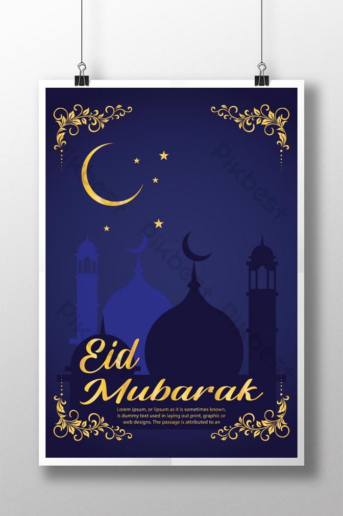 Detail Background Idul Fitri Biru Nomer 34