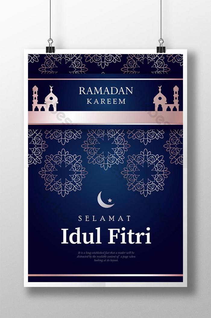 Detail Background Idul Fitri Biru Nomer 35