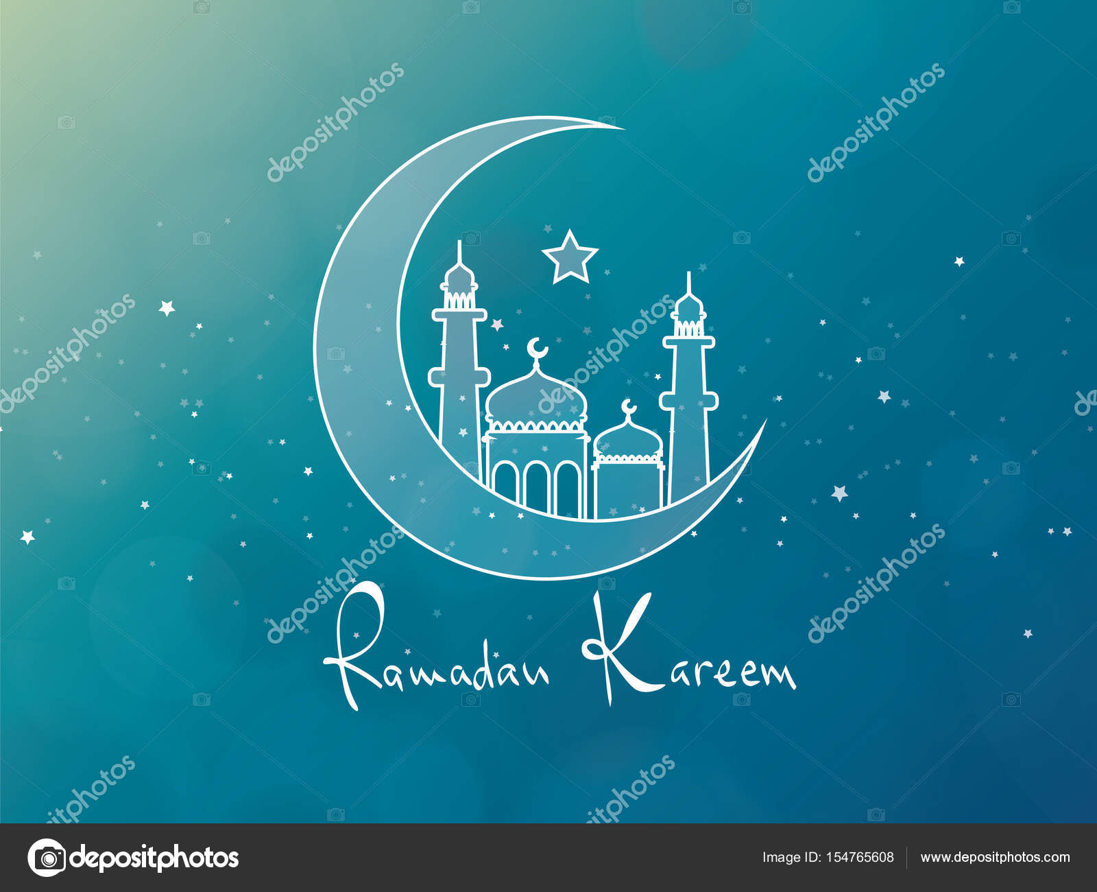 Detail Background Idul Fitri Biru Nomer 36