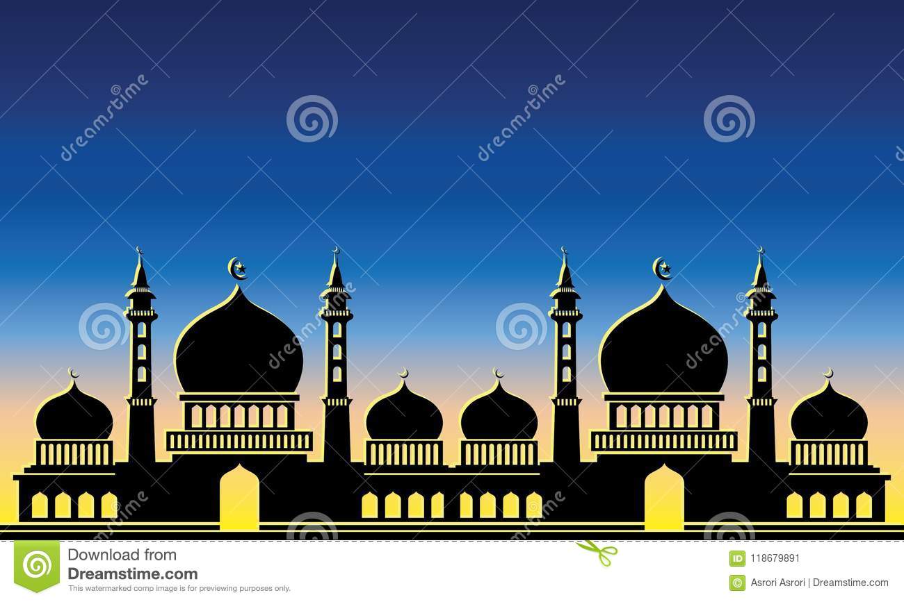 Detail Background Idul Fitri Biru Nomer 37