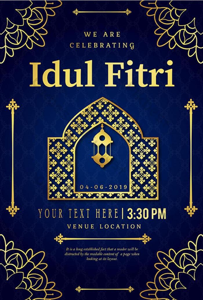Detail Background Idul Fitri Biru Nomer 40