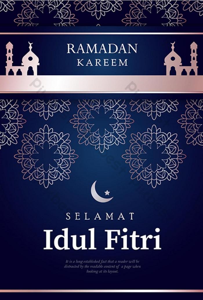 Detail Background Idul Fitri Biru Nomer 43