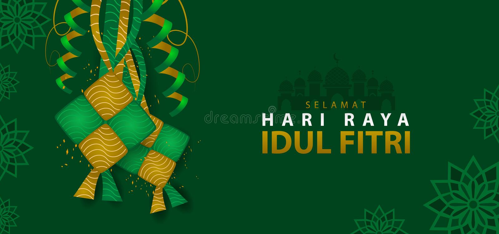 Detail Background Idul Fitri Hijau Nomer 21