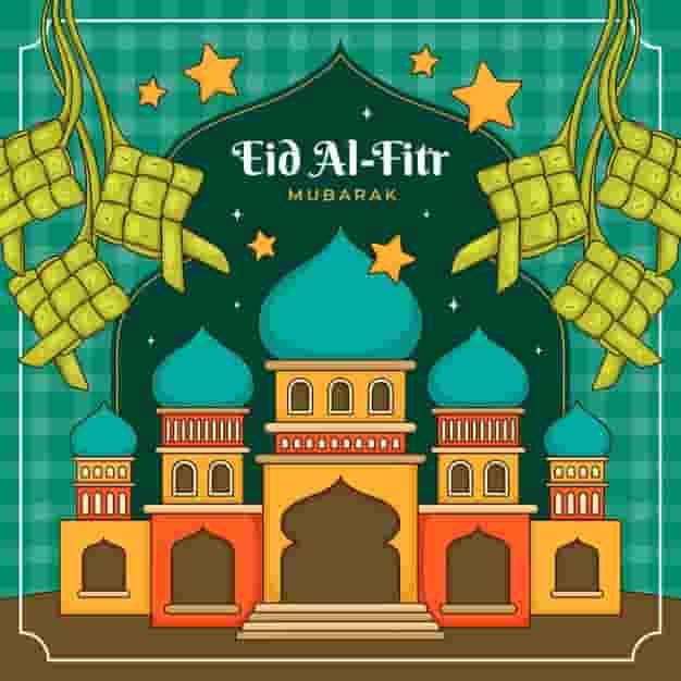 Detail Background Idul Fitri Hijau Nomer 40