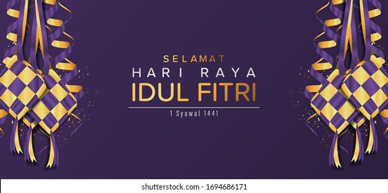 Detail Background Idul Fitri Ketupat Nomer 35