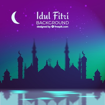 Detail Background Idul Fitri Vector Nomer 17