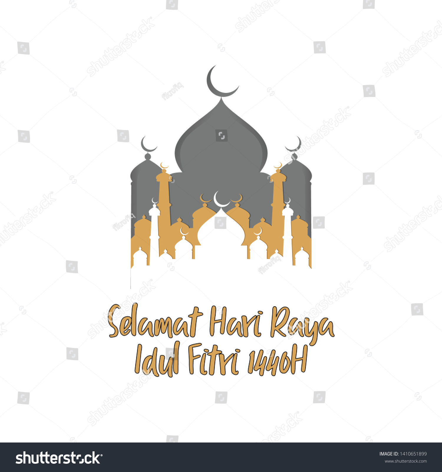 Detail Background Idul Fitri Vector Nomer 30