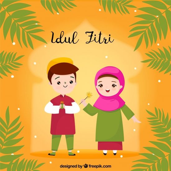 Detail Background Idul Fitri Vector Nomer 42