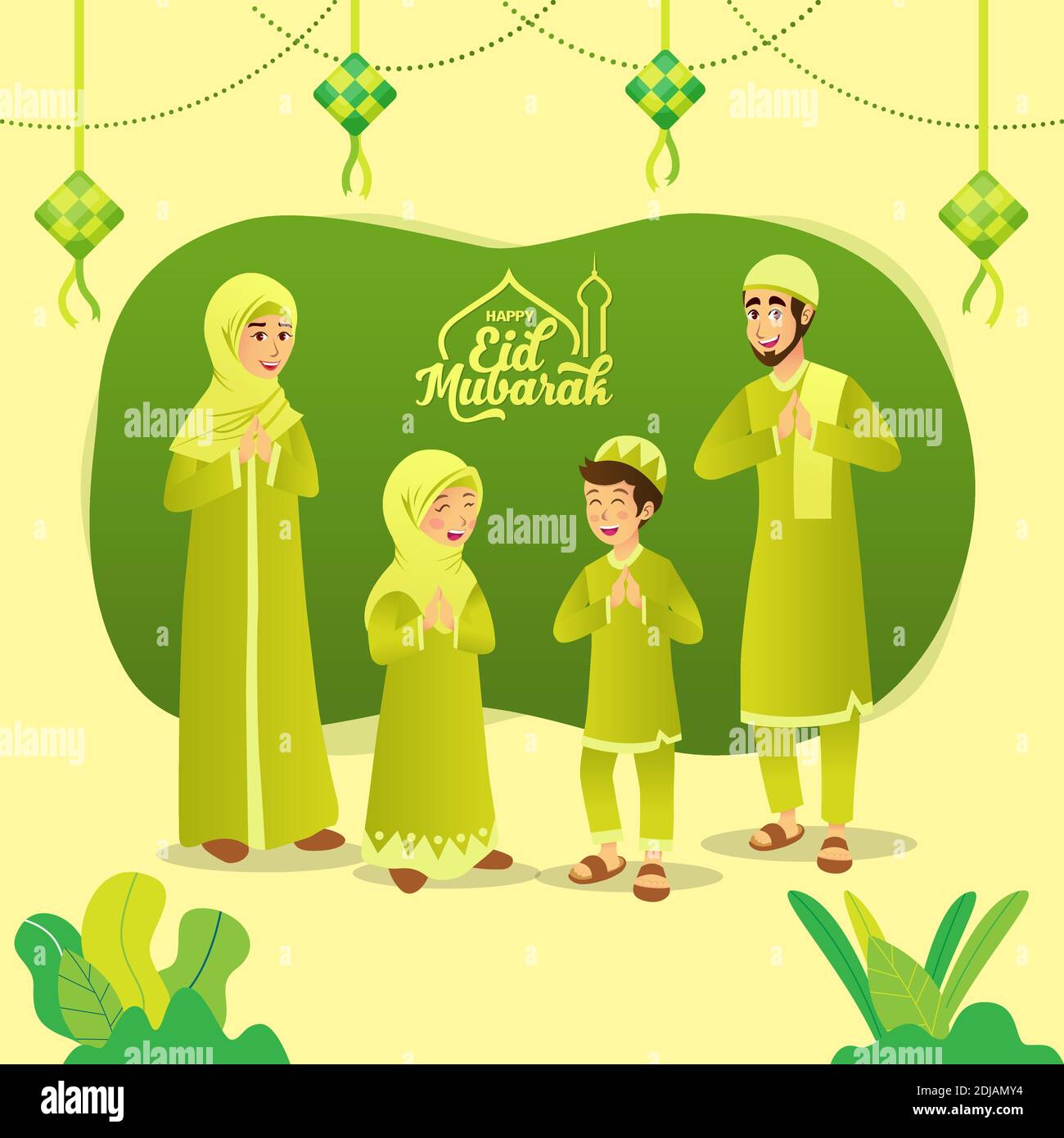 Detail Background Idul Fitri Vector Nomer 46