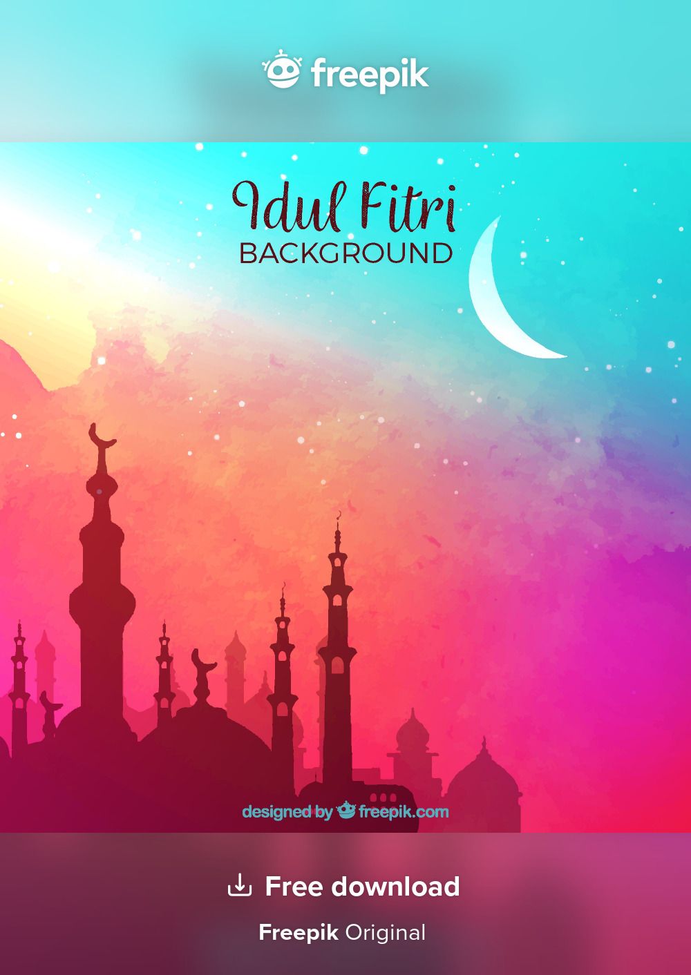 Detail Background Idul Fitri Vector Nomer 7