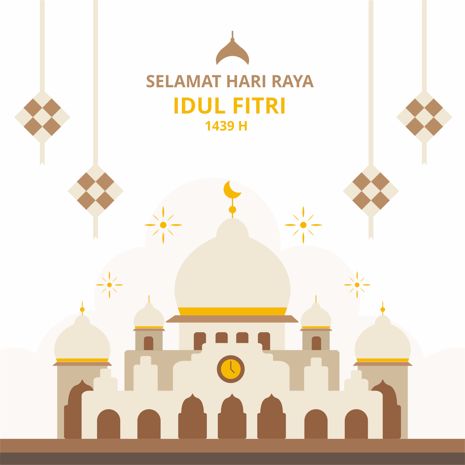 Detail Background Idul Fitri Vector Cdr Nomer 5