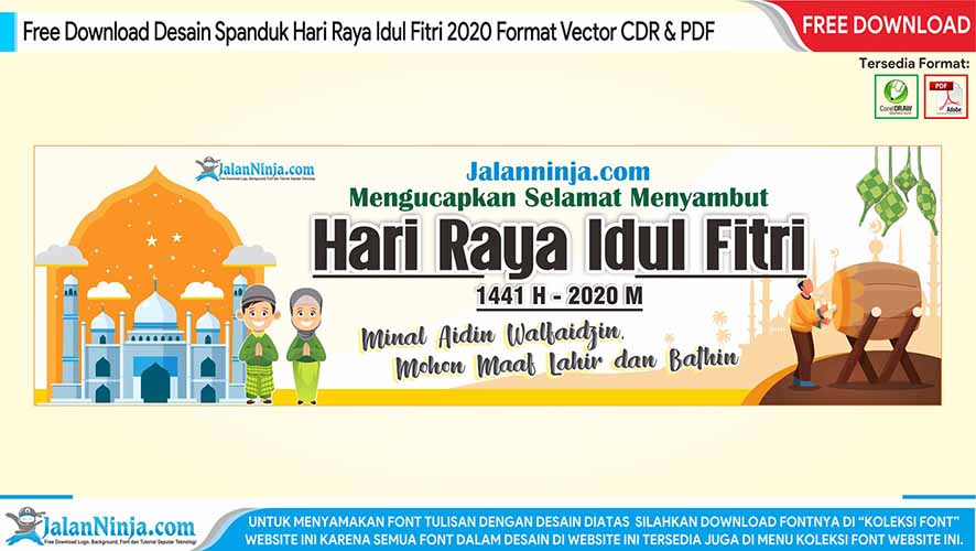 Detail Background Idul Fitri Vector Cdr Nomer 54